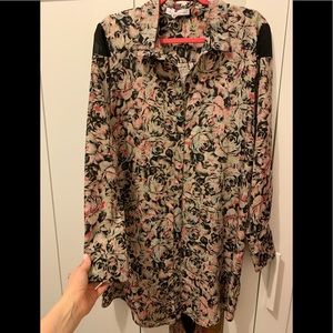 BCBG floral work dress NWT